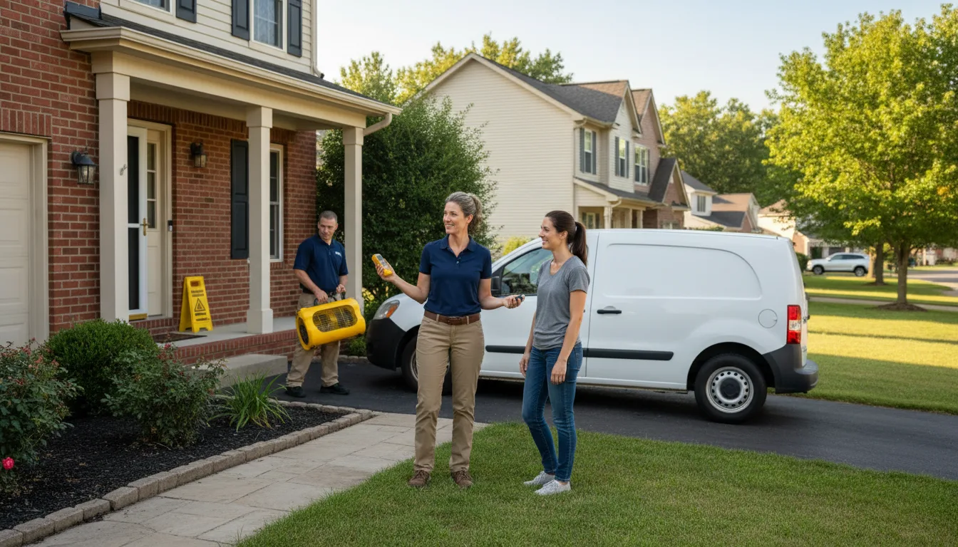 Water restoration image for Dehumidification And Cleanup Services in Mcclusky, ND